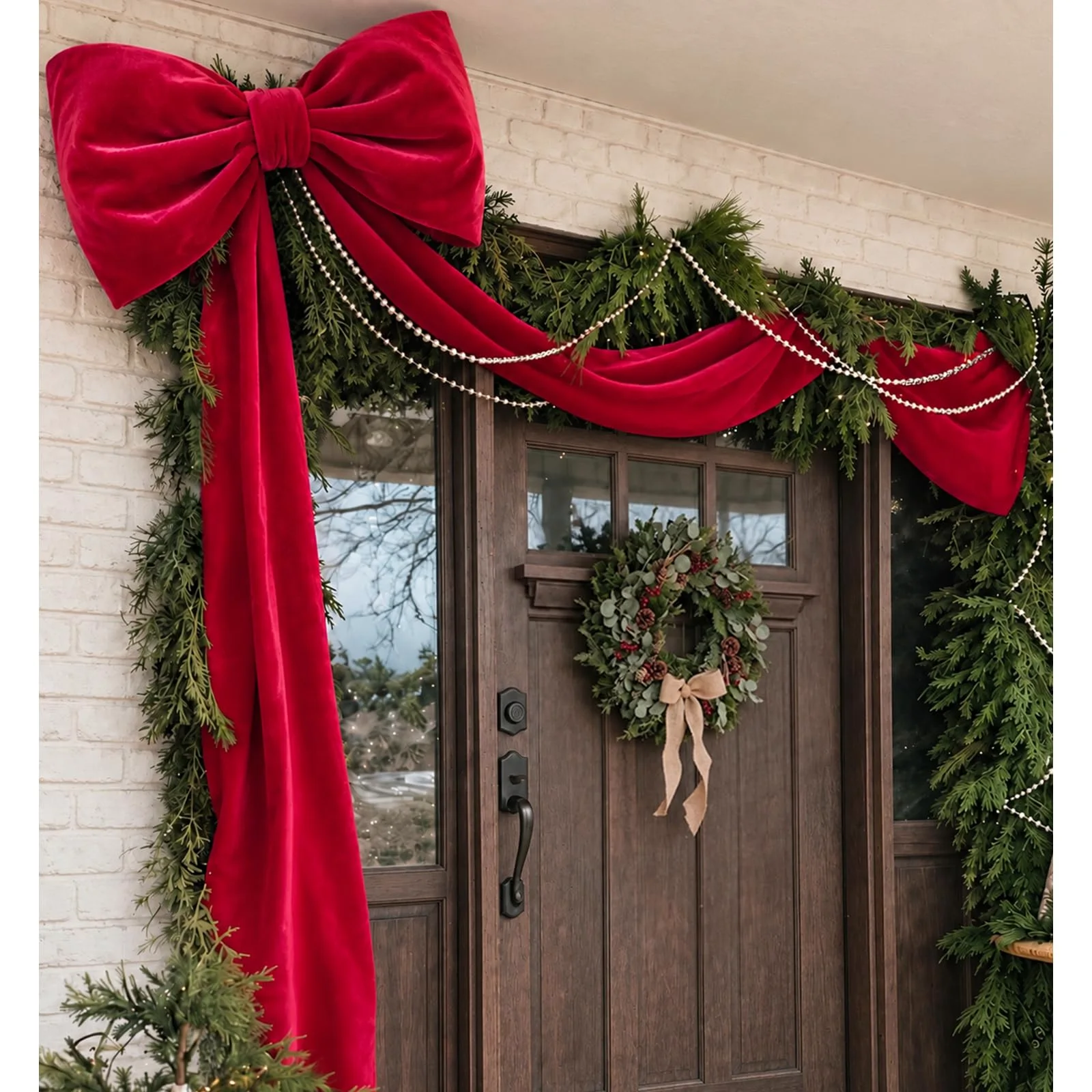 Oriental Cherry 6 Ft Giant Christmas Tree Bow