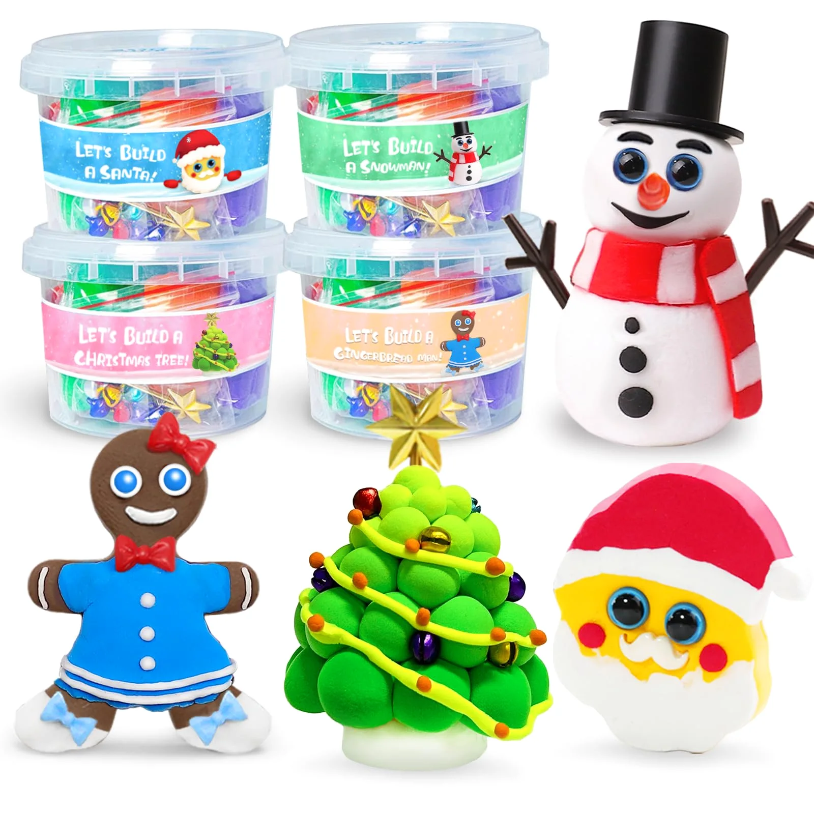 Oriental Cherry Air-Dry Clay Christmas Crafts Kit