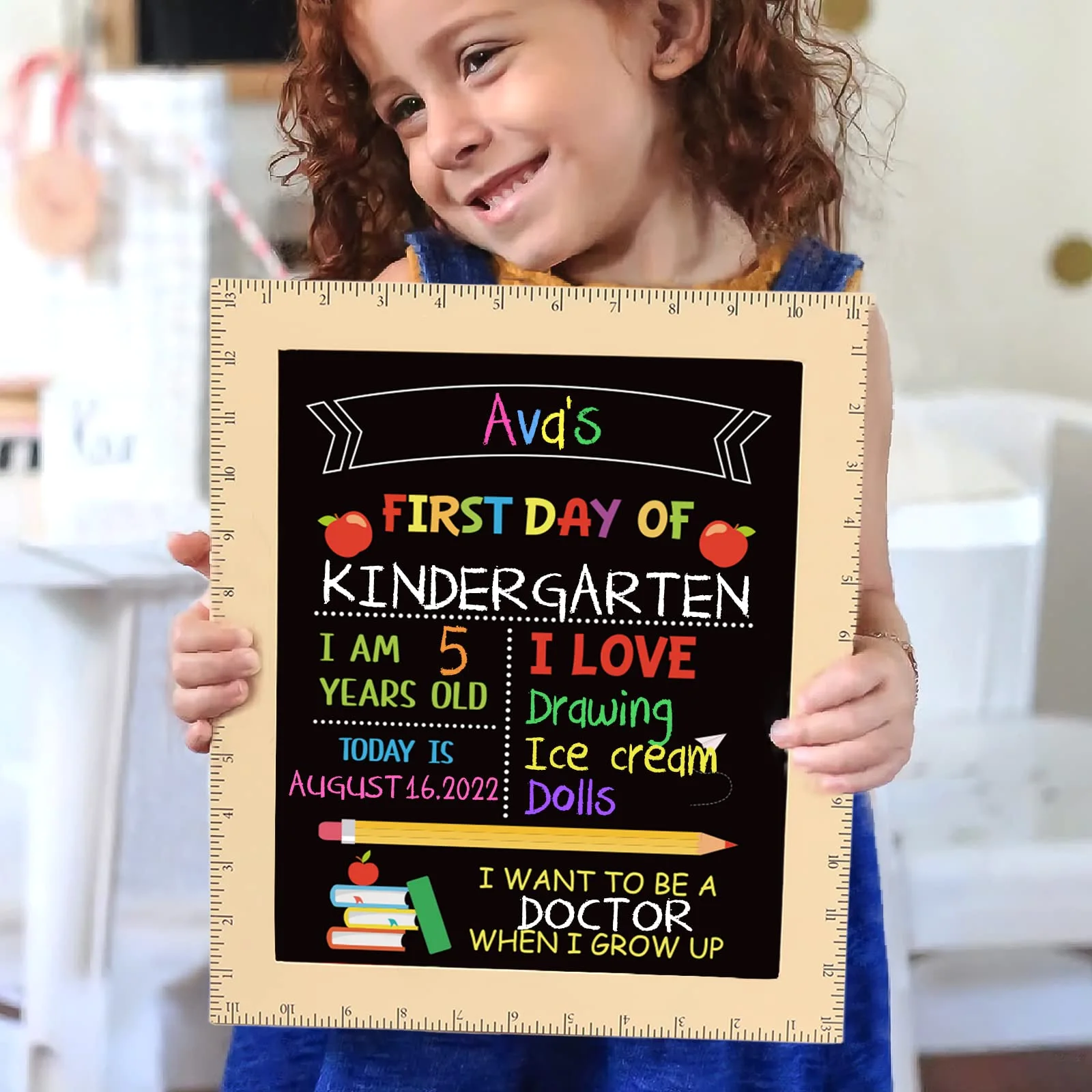 Oriental Cherry First and Last Day of School Sign