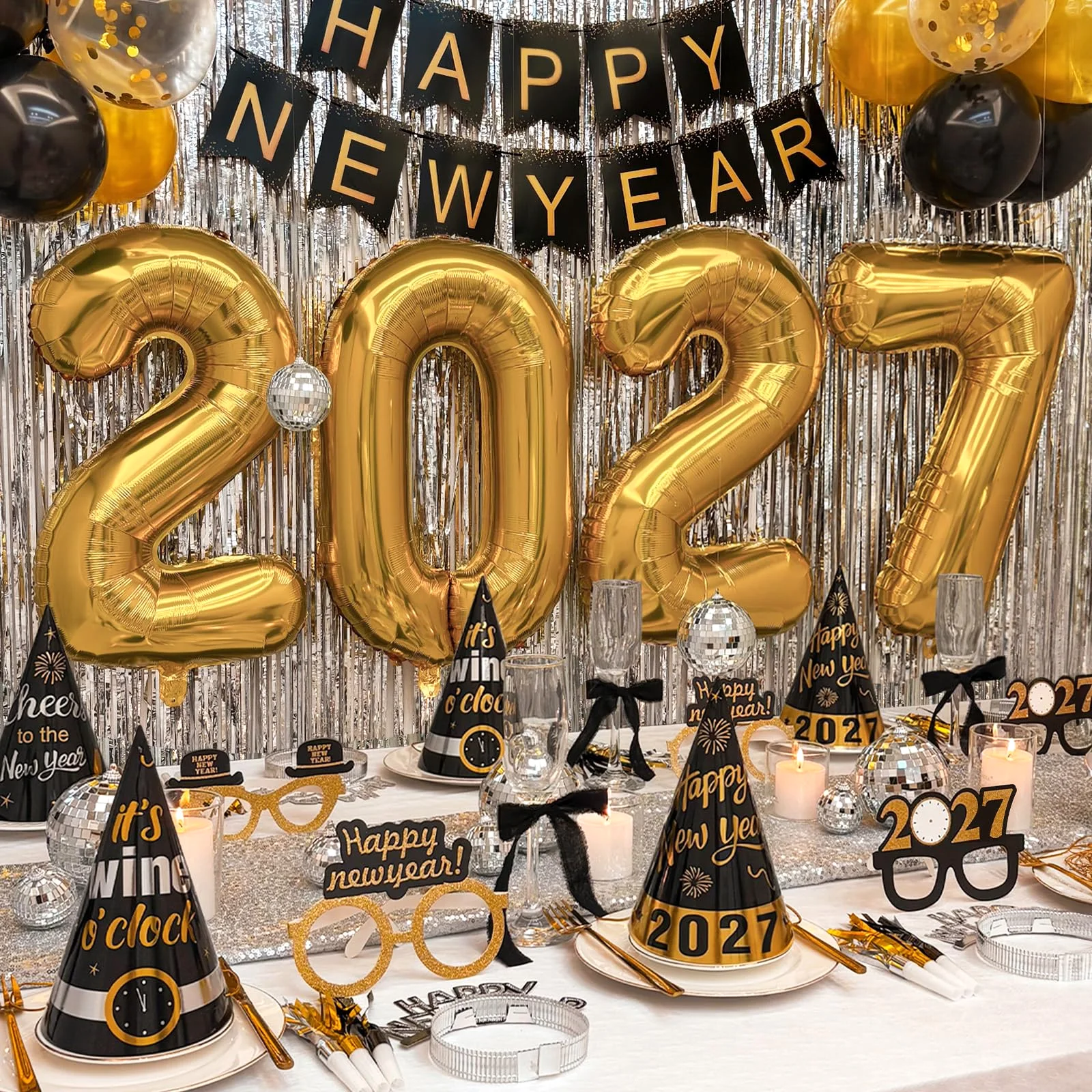 Oriental Cherry Happy New Year Decorations Kit