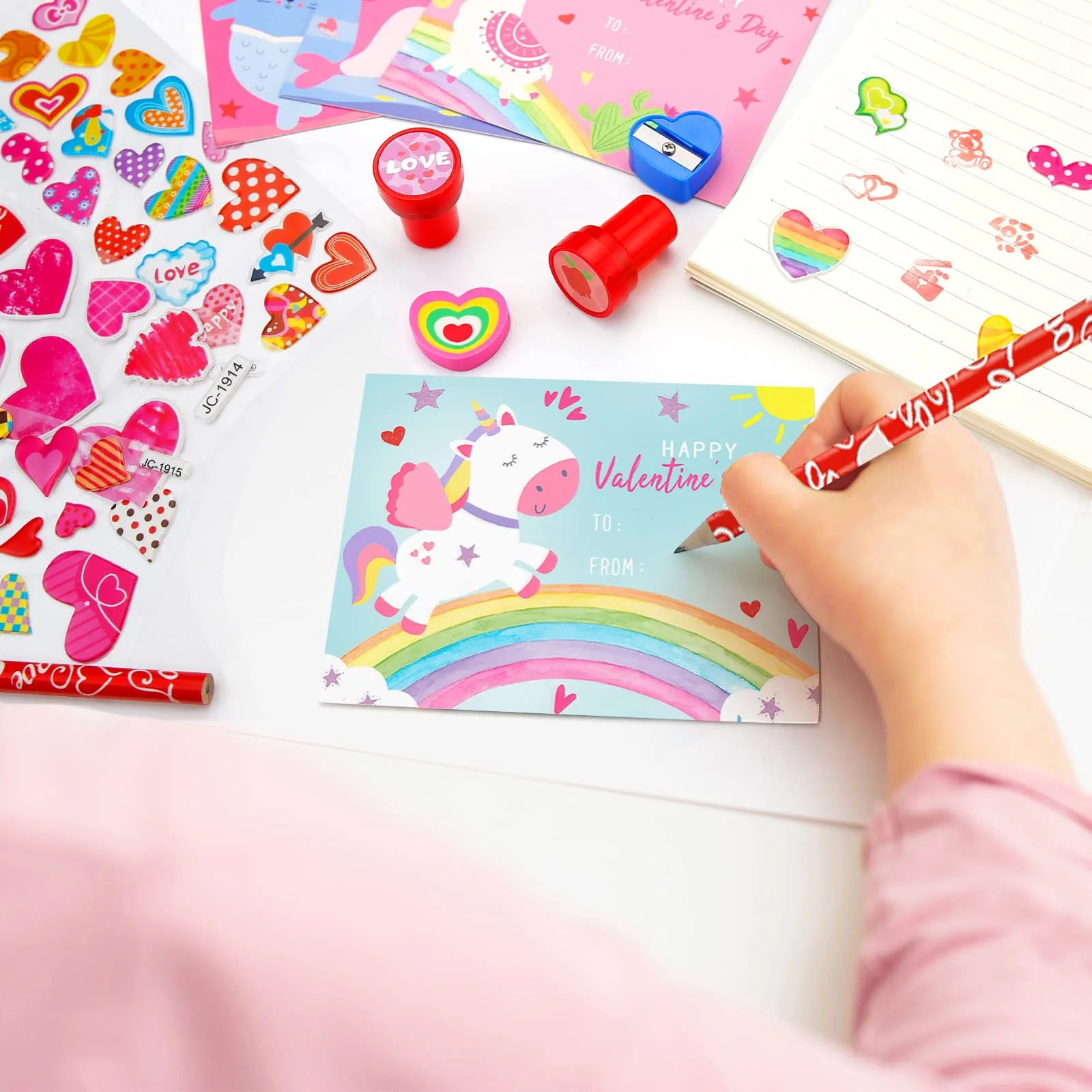 Oriental Cherry Stationery Valentine Gift Set